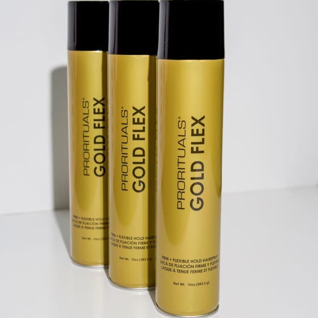 PRORITUALS Gold Flex Hairspray at Ashley Monroe HairCare in Cape Girardeau, MO